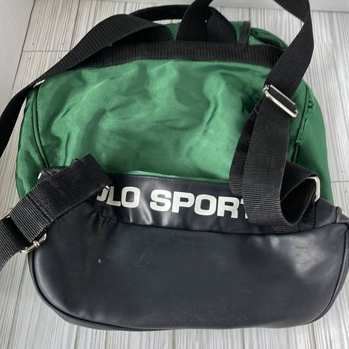 Polo Y2K style  sport backpack in hard to find Kelly green.