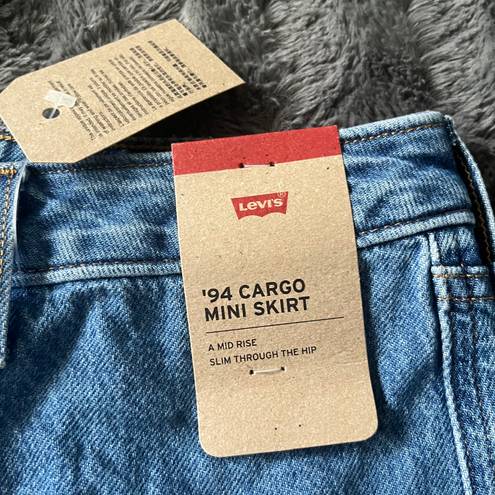 Levi’s 94 Denim Cargo Mini Skirt