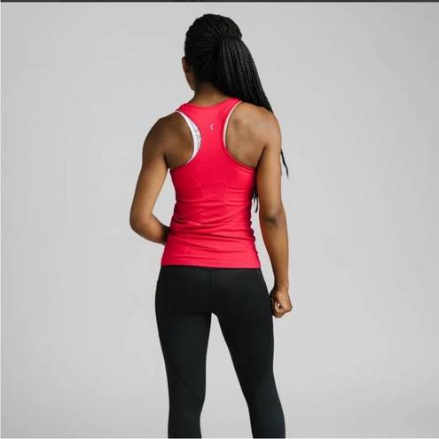 Zyia Active Red Copper Charged Tank Top