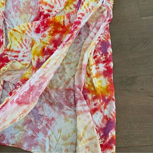 Torrid  open tie dye kimono coverup