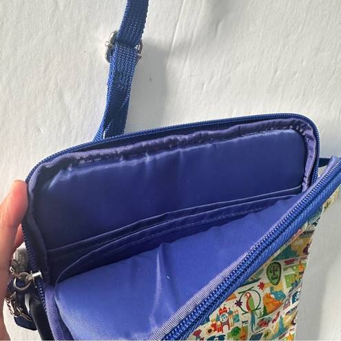 Disney  Parks Print Crossbody Skim Padded Bag