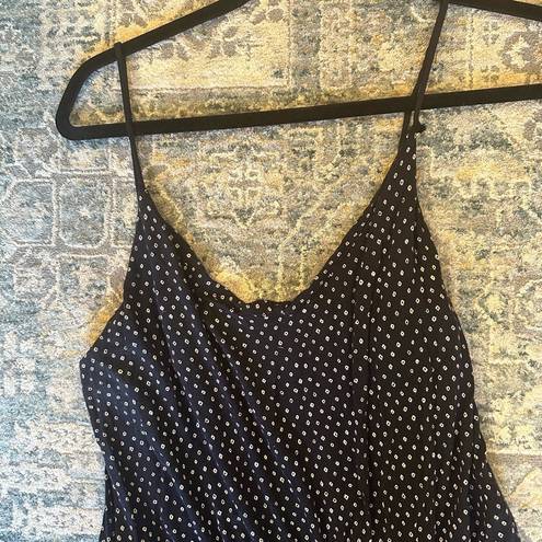 H&M  jumpsuit navy and white geometric size M