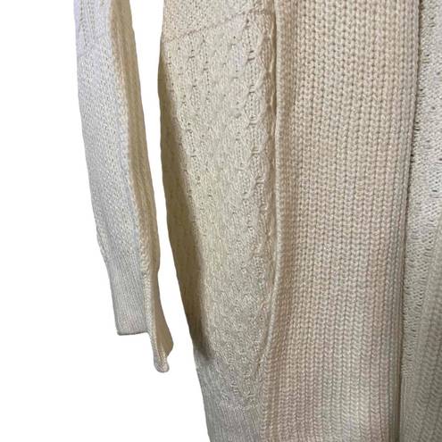 Joie NWT  Womens‎ Cream Open Front Cable Knitted Cardigan Sweater Size Medium