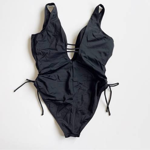 One Piece Swimsuits For All A List Plunge  Swimsuit NWOT