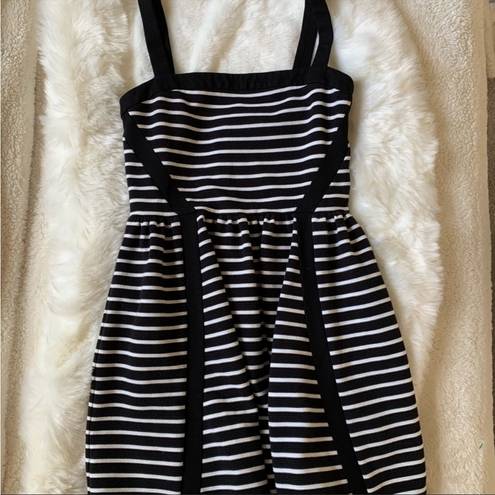 Juicy Couture  Striped Black and White Mink Dress