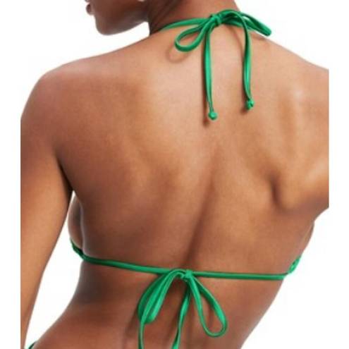 Good American  Sz 00/0 XXS/XS Always Fits Tiny Ties Bikini Top Summer Green NWT