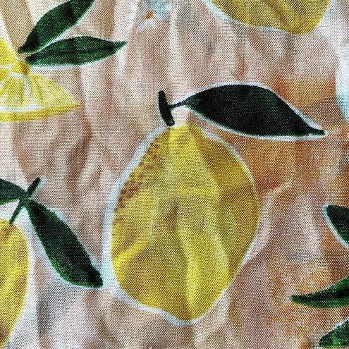 Daisy Lemon Tree &  Print Yellow Green Pink & White Style Scarf OSFM