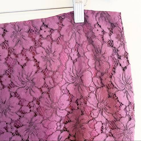 Ann Taylor ✨ 3/$15 SALE ✨   Lace Overlay Pencil Skirt Size 14 NEW