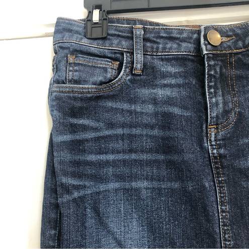 Kut From The Kloth denim pencil skirt women’s size 2 Y2K blue jean mini teacher