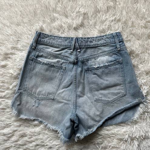 Good American Jean Shorts Light Wash Size 4