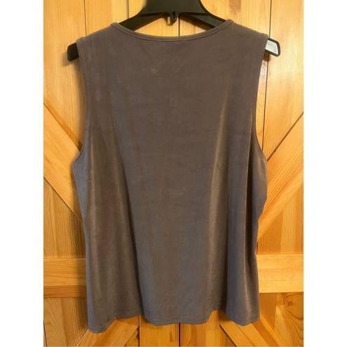 Dana Buchman  sleeveless blouse size XXL ￼(1380)