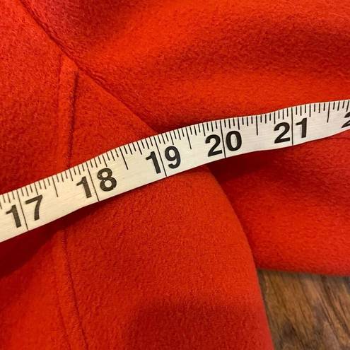 Talbots  vintage petite coral 100% wool open blazer size 8