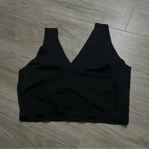 Skinny Girl  Womens black Vneck seamless wireless bralette Size medium