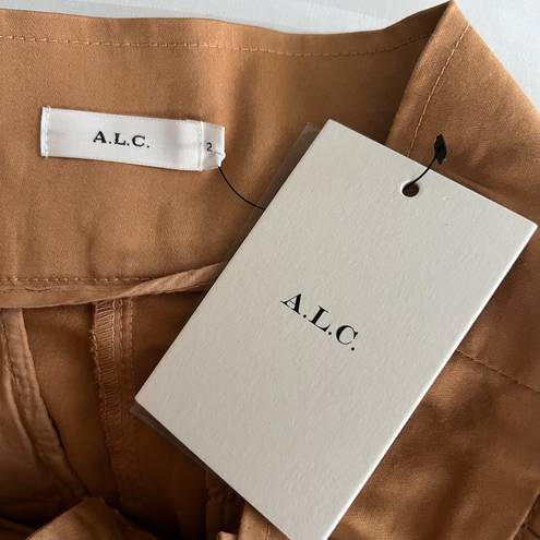 ALC Frank NEW A.L.C. Karey Tie-Waist Pants in Brown