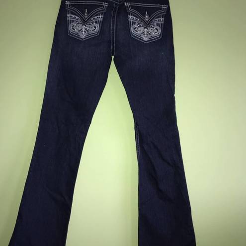 Apt. 9  DARK WASH MID RISE BOOTCUT FIGURE FLATTERING JEANS SIZE 4