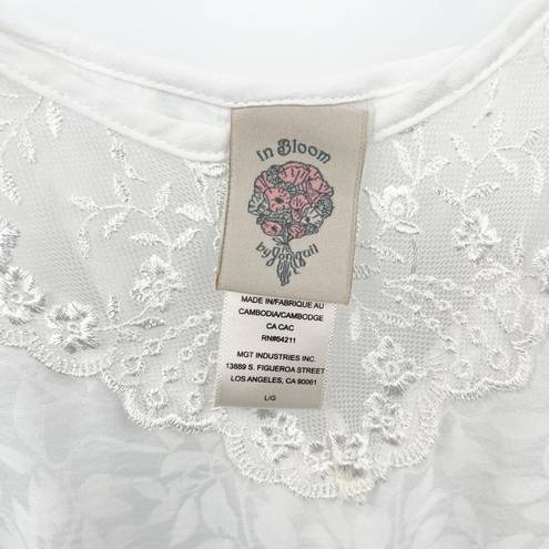 In Bloom  By Jonquil Womens Lace Wedding Night Lingerie Romper Playsuit Size L