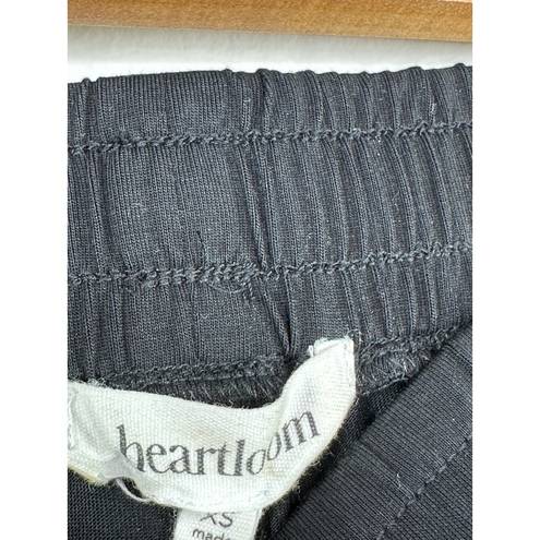 Heartloom  Black Drawstring Waist Straight Lounge Pants Women's Size X-Small XS