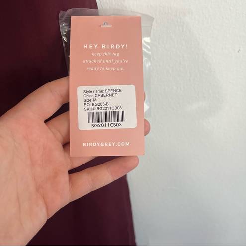 Birdy Grey NWT  Spence Bridesmaid Dress in Cabernet Red Maroon Medium