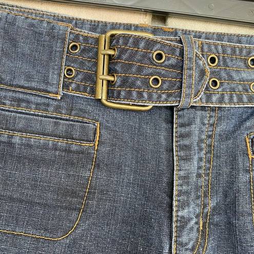 DKNY  Y2K Belted Bootcut Mid-Rise Jeans Size 6