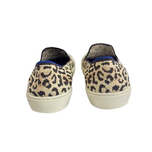 Rothy's Rothy’s The Original Slip On Sneaker Leopard Print Sahara Desert Cat Size 6.5