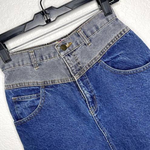 Sam & Libby SAM & Max Vintage Denim Skirt Size 7