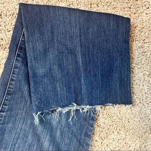 DKNY  SOHO Boot Jean, Size 10.  Frayed Cuff. Excellent condition.