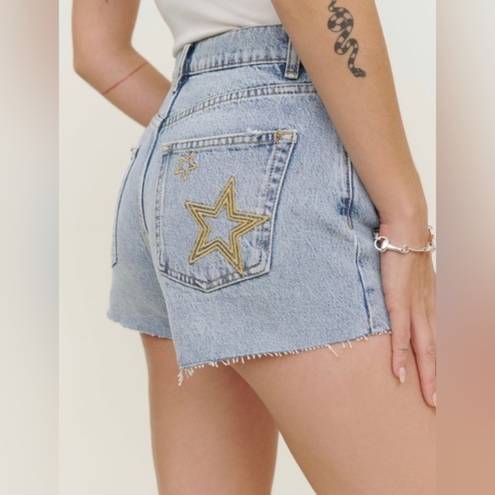 Reformation  Charlie Denim Shorts