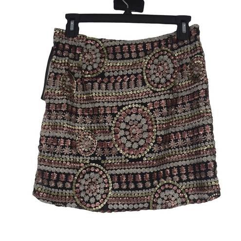 WYLDR  KEEP IT TOGETHER SEQUIN MULTI COLORED MINI SKIRT FESTIVAL WMNS SIZE MEDIUM