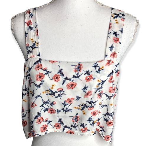 SEEK the Label Ditsy Floral Wide Strap Crop Top