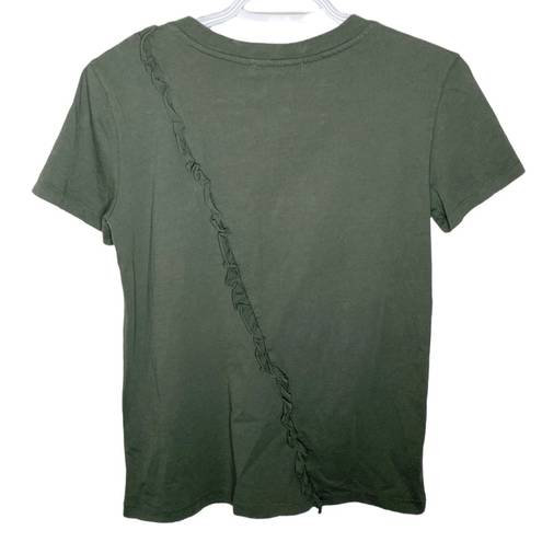 n:philanthropy  Sol distressed t-shirt with ruffle border size XS