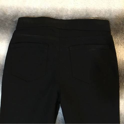 No Bo  BLACK COTTON SPANDEX PULL UP JEGGING PANTS