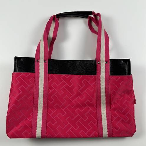 Tommy Hilfiger  Pink Monogram Tote Bag