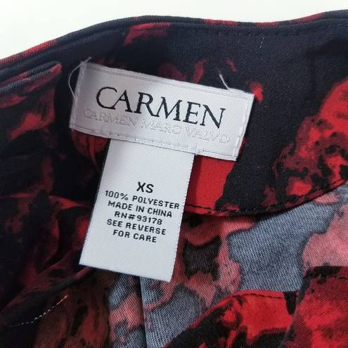 Carmen Marc Valvo CARMEN  Valentines Blouse Bell Sleeves