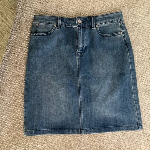 Talbots NWT  denim skirt