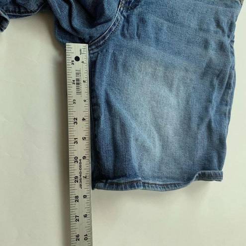 Kut From The Kloth  Womens Boyfriend Short Size 8 Blue Denim Medium Wash