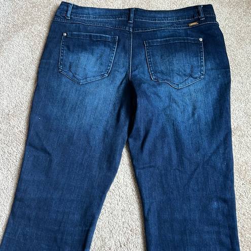 INC  Denim  Regular Fit Boyfriend High Rise Dark Blue Jeans  Size 10