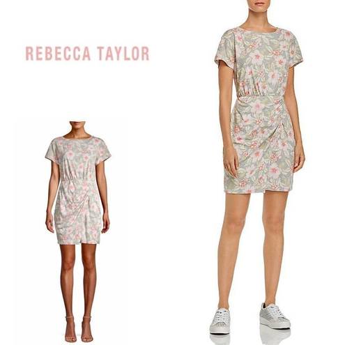 Rebecca Taylor New.  pink floral dress. Small. Retails $350