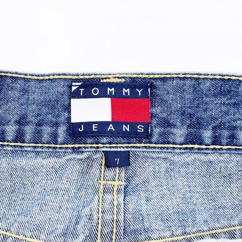 Tommy Hilfiger Tommy Jeans Vintage Y2K 2000s  A-line Cutoff Denim Mini Skirt 7