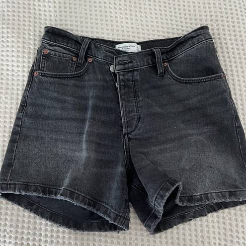 Abercrombie & Fitch Abercrombie black denim shorts