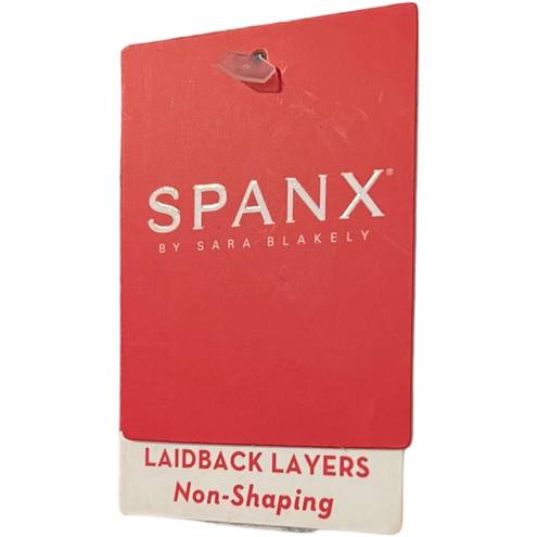 Spanx  Laid Back Layers Non-Shaping Ribbed Gray Tank Top XL NWT