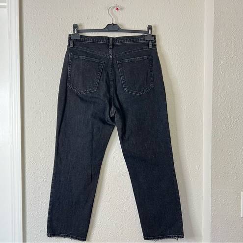 Abercrombie & Fitch  Ultra High Rise The Ankle Straight Jeans Black Size 30