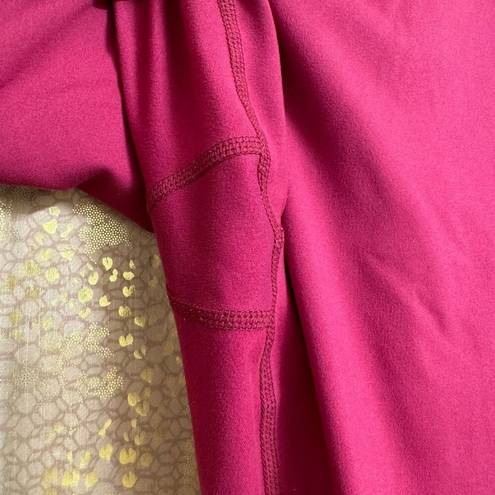 32 Degrees Heat 32 Degrees Cool Magenta Pink High Waist Active Leggings Large NWOT