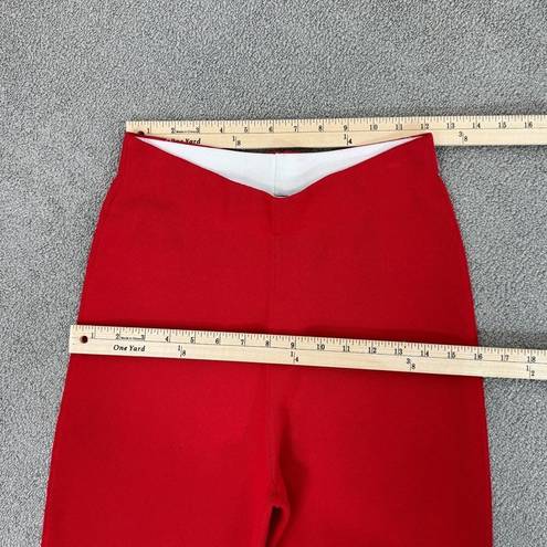 Tuckernuck  Compression Knit Ashford Pants Red Small Crop Pull On