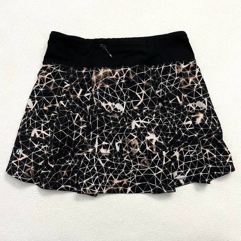 Lululemon  Sugar Crush Multi Black Pace Rival Skirt II Tennis Golf Skort 2 Reg