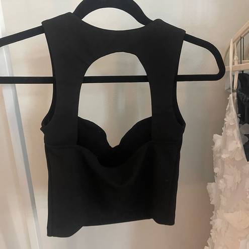 ZARA  Black Bustier top