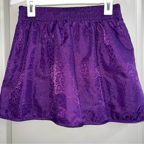 Outdoor Voices Tennis Pickleball Golf Lined Skort Purple Circle Print Size M