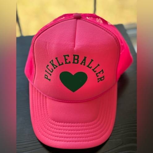 Sold out everywhere! Pickle Ball Trucker Hat Hot Pink