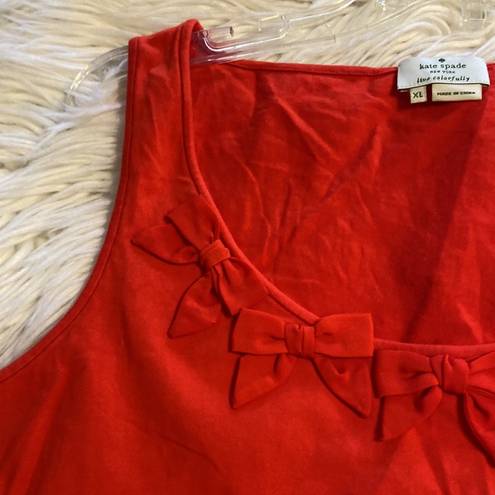 Kate Spade  Shirt size XL length 24” bust 38” color red BNWOT