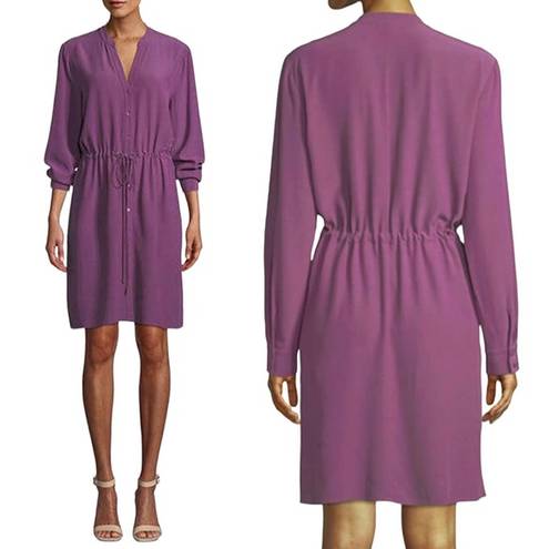 Eileen Fisher  Drawstring Shirtdress In Curan XXS