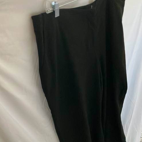 J.Jill : Black dress stretch pants with pockets- wide leg- Closet staple- size 18